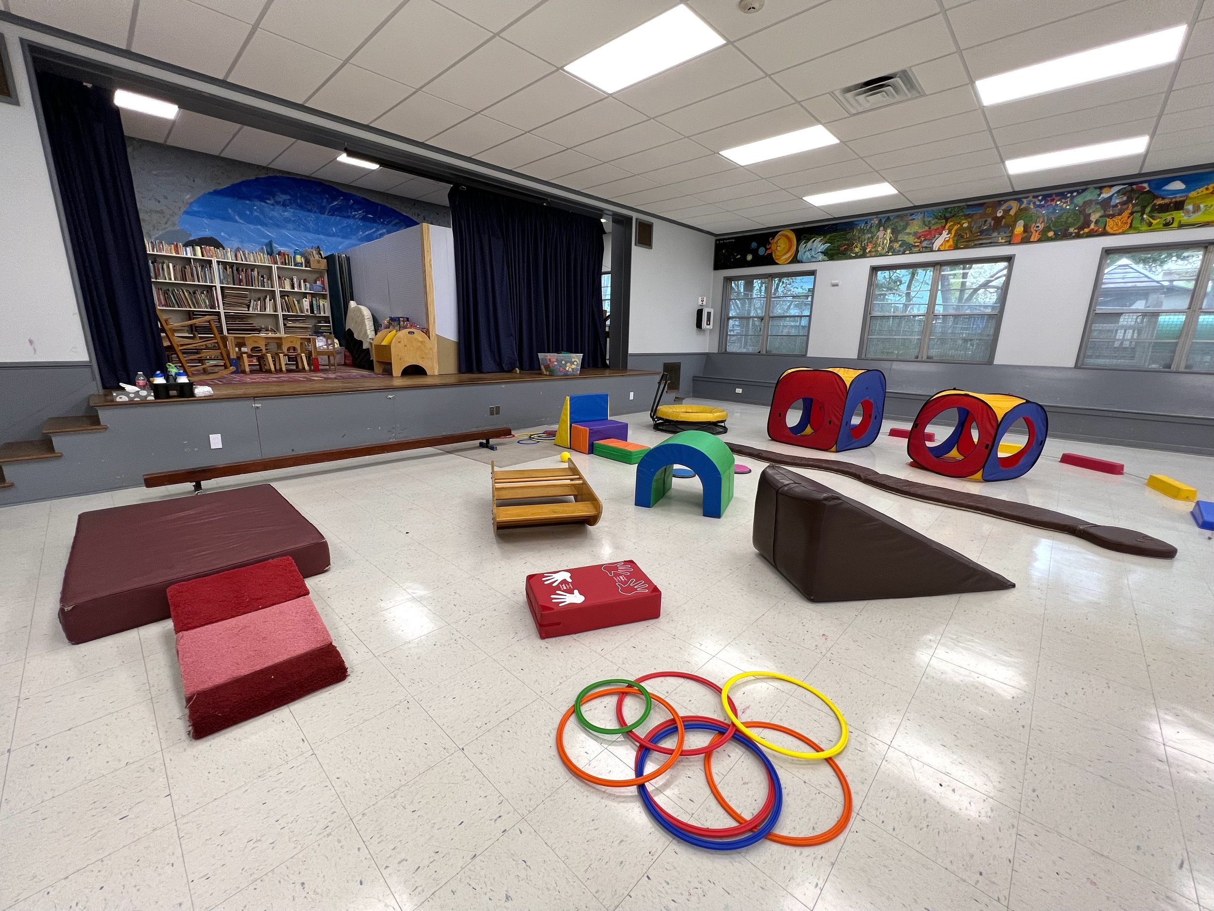 Indoor play area at First English Lutheran Child Development Center